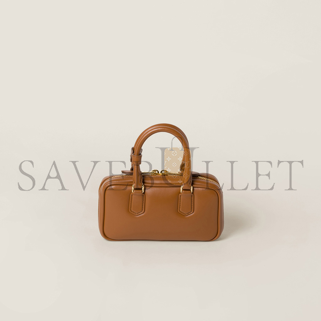 M1v M1v arcadie leather mini-bag 5bp088 (19*10*5cm)